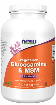 Now Foods Veg Glucosamin & MSM 240 капсул 2022-10-1355 фото