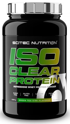 Протеїн Scitec Nutrition Iso Clear Protein 1025 г Зелений чай зі смаком ківі  5999100023666 фото
