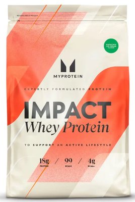 Протеин Myprotein Impact Whey Protein 1000 г Banana New Improved 100-50-0674673-20 фото