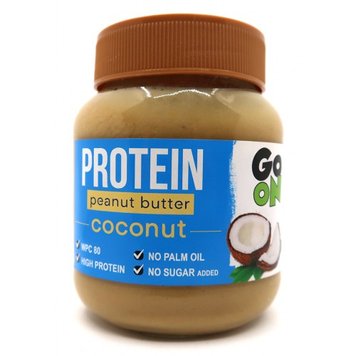 Арахісова паста Go On Protein Peanut butter 350 г Coconut 817641 фото