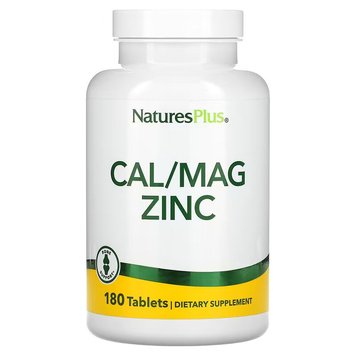 Кальцій Магній Цинк Nature's Plus Cal/Mag Zinc 90 таблеток 2023-10-3234 фото