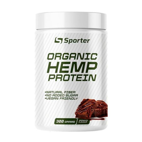 Протеин конопляный Sporter Organic Hemp Protein 300 г Brownie 818317 фото