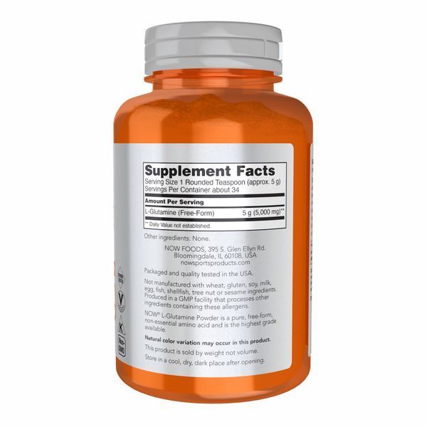 NOW Foods L-Glutamine Powder 454 г 2022-10-2310 фото