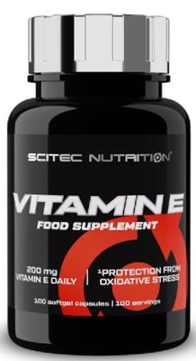Scitec Nutrition Vitamin E 100 капсул 5999100002890 фото