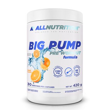 Предтренировочный комплекс AllNutrition Big Pump 420 г Orange 2022-09-0460 фото