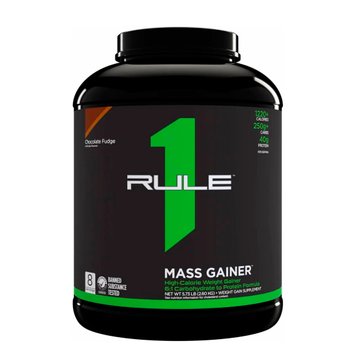 Высокоуглеводный гейнер Rule 1 Mass Gainer 2.6 кг Chocolate 820811 фото