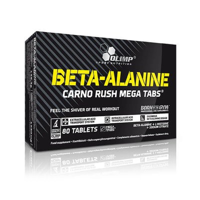 Olimp Sport Nutrition Beta-Alanine Carno Rush Mega Tabs 80 таблеток 103137 фото