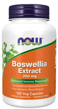 Екстракт босвеллії Now Foods Boswellia Extract 250 мг 120 капсул 2022-10-0986 фото