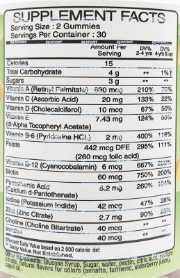 Мультивитамины для детей Earth's Creation Kids Multivitamin 60 жевательных конфет 817476 фото
