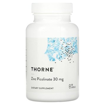 Пиколинат цинка Thorne Zinc Picolinate 30 мг 180 капсул 2023-10-3064 фото