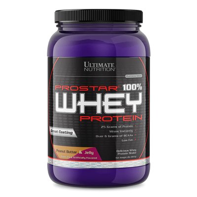 Протеин Ultimate Nutrition Prostar Whey 2lb 907 г Peanut Butter & Jelly 2022-10-0872 фото