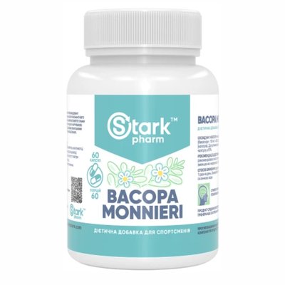Stark Pharm Bacopa Monnieri 500 мг 60 капсул 2022-10-0570 фото