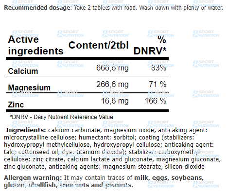 Amix Calcium + Mg & Zn 100 таблеток 04104-01 фото