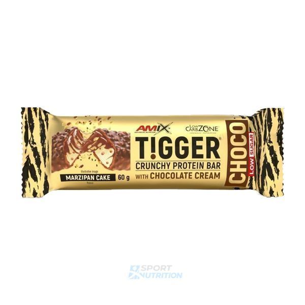 Протеїновий батончик Amix Tigger Zero Choco 20 шт x 60 г Marzipan Cake 2022-10-0218 фото
