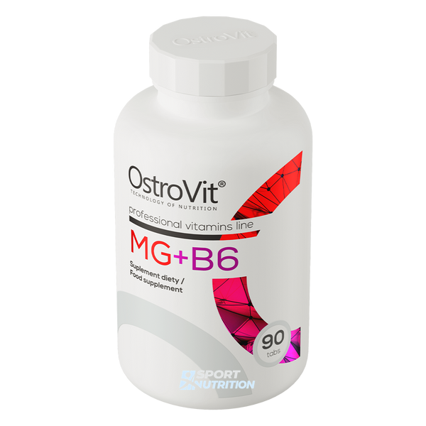Вітаміни та мінерали OstroVit Mg + B6 90 таблеток 103624 фото